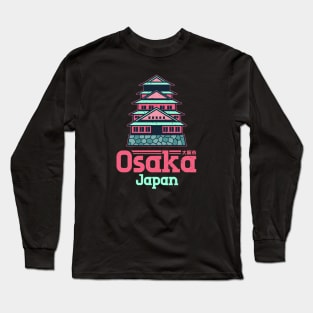 Osaka, Japan City Vintage Long Sleeve T-Shirt